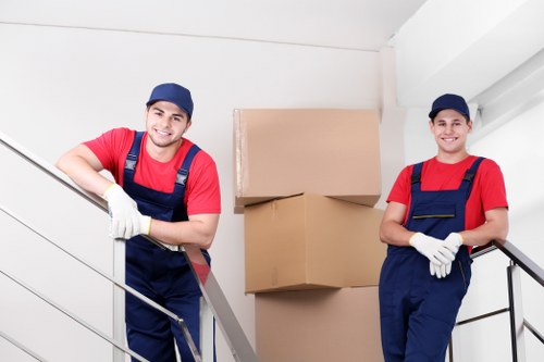 Careful packing and furniture handling during a local move